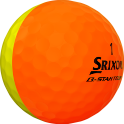 Cleveland Golf Srixon Q-Star Tour Divide Golf Balls - Dozen -CLUBS Sales shop Q StarDivideOrangeYellowBall1