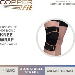 Proactive Copper Fit Rapid Relief Knee Wrap -CLUBS Sales shop RapidReliefKnee 3
