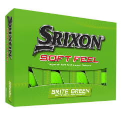 Cleveland Golf Srixon Soft Feel Brite Matte Color Golf Balls -CLUBS Sales shop SOFTFEELBriteGreen13 Package FLIP