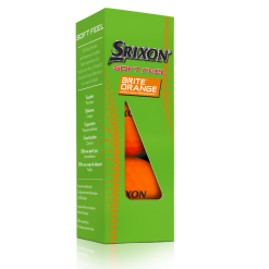 Cleveland Golf Srixon Soft Feel Brite Matte Color Golf Balls -CLUBS Sales shop SOFTFEELBriteOrange13 Sleeve FLIP reflection