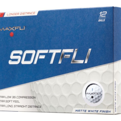 Golf Works Maxfli SoftFli Matte Finsih Golf Balls -CLUBS Sales shop SoftFli Matte White Box