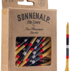 Sun Mountain Sonnenalp Mid-Stripe Golf Tees -CLUBS Sales shop Sonnenalp TeesGun