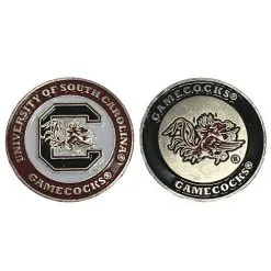 J&M NCAA Double Sided Collegiate Golf Ball Marker Coins 131 J&M NCAA Double Sided Collegiate Golf Ball Marker Coins -CLUBS Sales shop South Carolina
