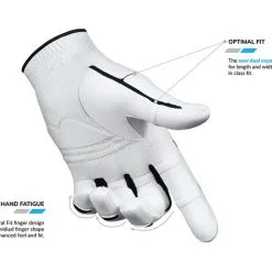 Bionic Golf Men's StableGrip 2.0 Glove - Gray -CLUBS Sales shop StableGrip2.0White3