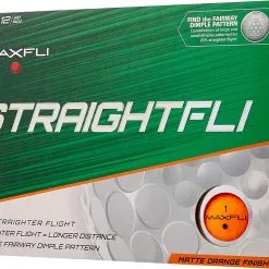 Golf Works Maxfli StraightFli Golf Balls -CLUBS Sales shop StraightFli Matte Orange