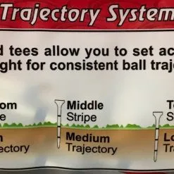 ProActive Sports Premium Hardwood Trajectory System Golf Tees -CLUBS Sales shop TE314TS80 2