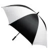 Hireko 62 Inch Deluxe Golf Umbrella Black/White
