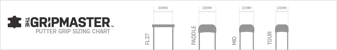Golf Works The Grip Master FL27 Signature Featherlite Leather Putter Grips 6 Golf Works The Grip Master FL27 Signature Featherlite Leather Putter Grips - Image 6