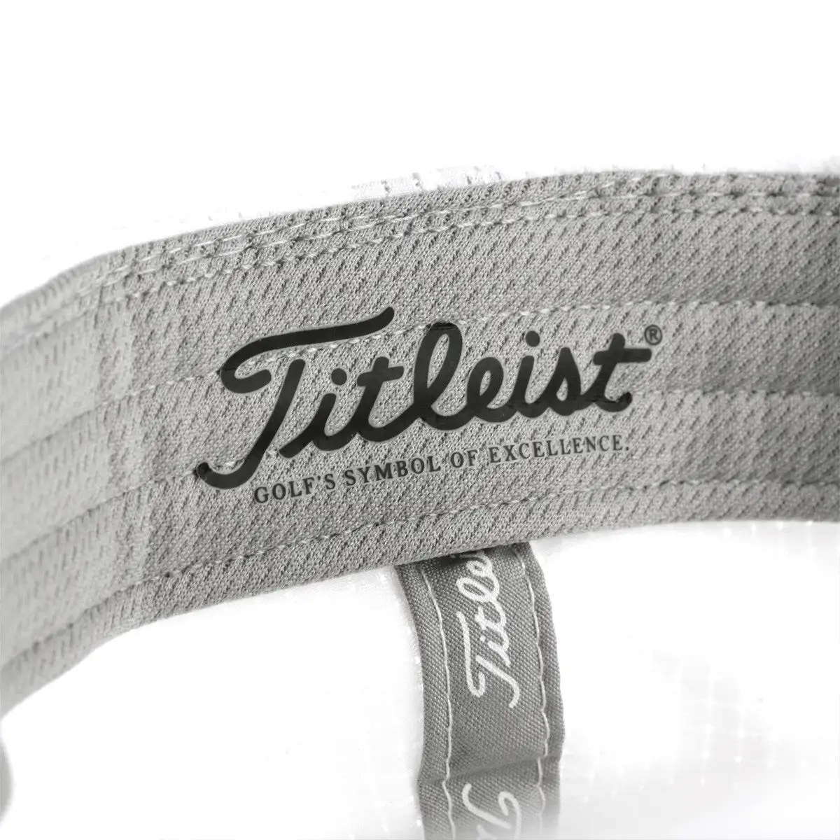 Hireko Titleist Featherweight Golf Hat - White/Black 2 Hireko Titleist Featherweight Golf Hat - White/Black - Image 2