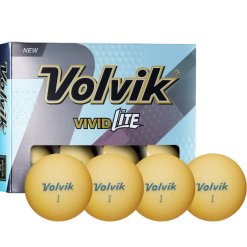 Volvik Vivid Lite Matte Finish Golf Balls - Sale! -CLUBS Sales shop Vivid Lite Orange