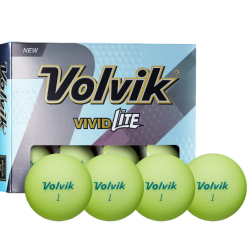 Volvik Vivid Lite Matte Finish Golf Balls - Sale! -CLUBS Sales shop Vivid Lite Yellow