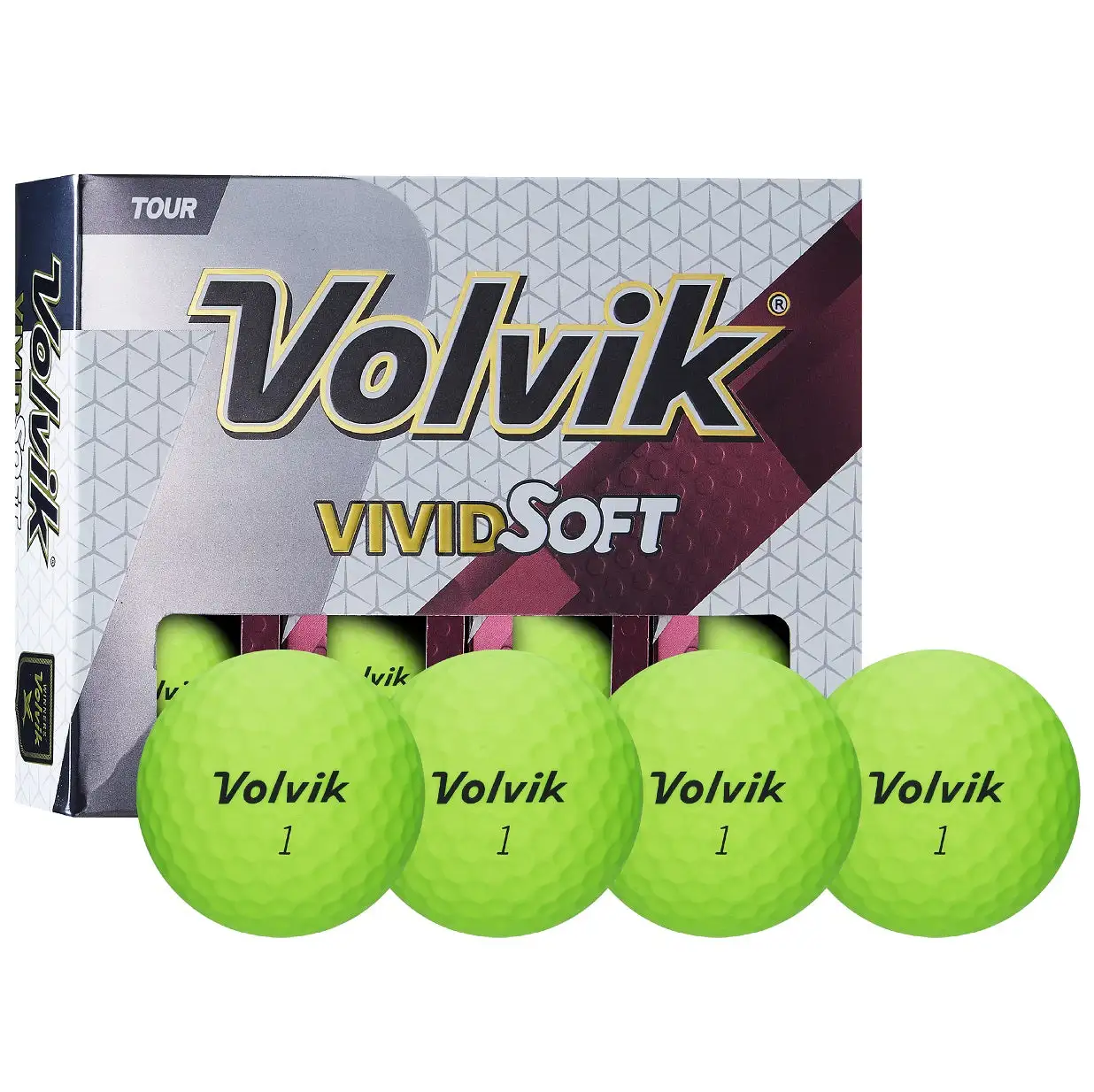 Volvik Vivid Soft Matte Urethane Golf Balls 2 Volvik Vivid Soft Matte Urethane Golf Balls - Image 2