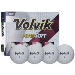 Volvik Vivid Soft Matte Urethane Golf Balls 9 Volvik Vivid Soft Matte Urethane Golf Balls -CLUBS Sales shop Vivid Soft White