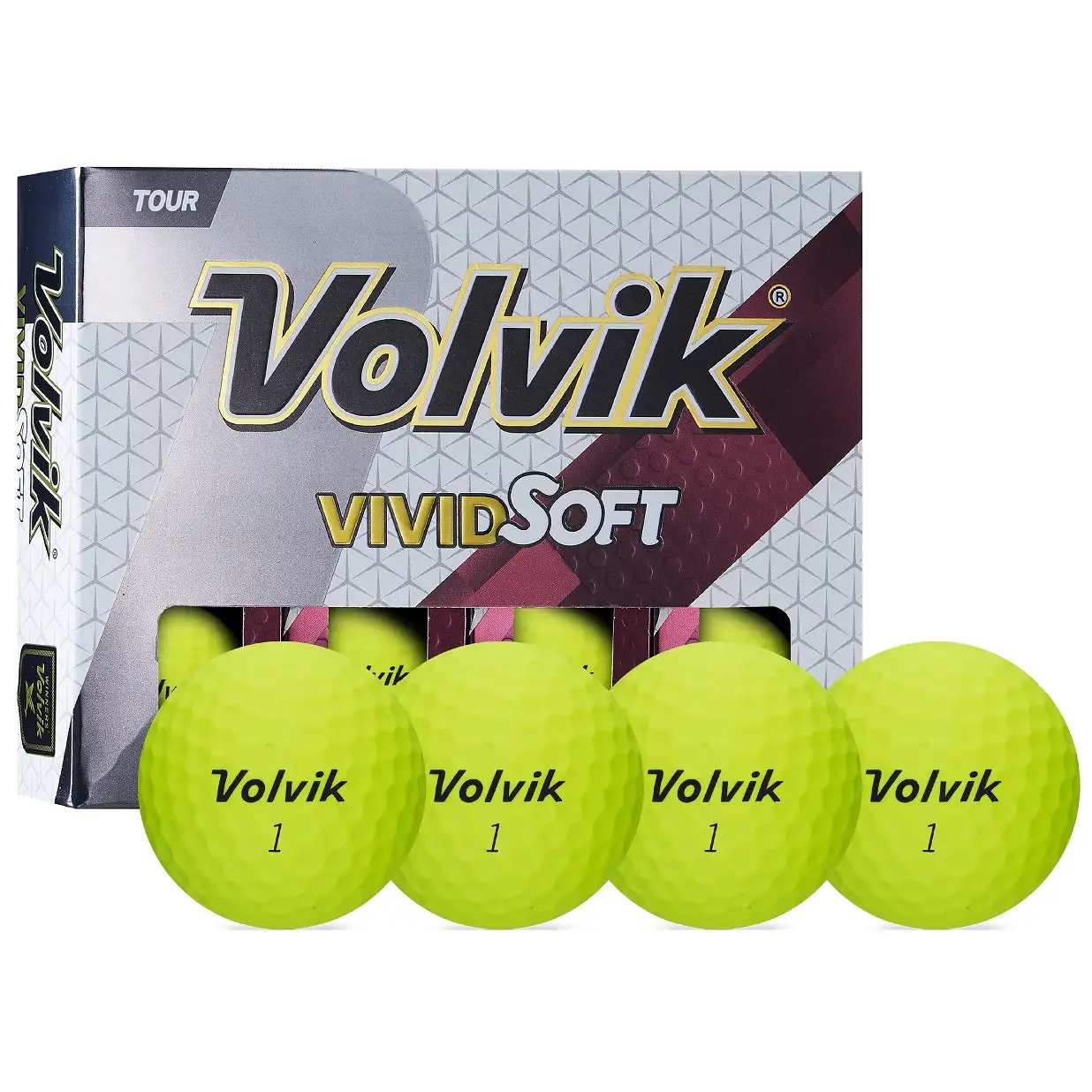 Volvik Vivid Soft Matte Urethane Golf Balls 5 Volvik Vivid Soft Matte Urethane Golf Balls - Image 5