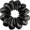 HNM Golf Volf Golf Black Synthetic Leather Iron Covers Set