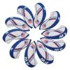 HNM Golf Volf Golf USA Flag Neoprene Iron Head Covers Set