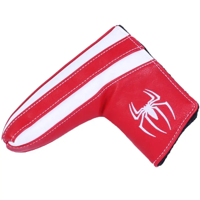 HNM Golf Volf Golf Red Synthetic Leather Spider Putter Cover 1 HNM Golf Volf Golf Red Synthetic Leather Spider Putter Cover