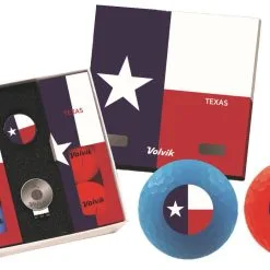 Volvik Golf Special Edition State & City Gift Packs -CLUBS Sales shop Volvik Vivid Texas State Balls