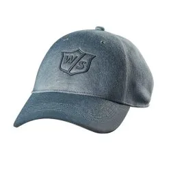 Wilson Staff One Touch Golf Hats -CLUBS Sales shop WGH594LGY WS One Touch Ash LightGrey Front