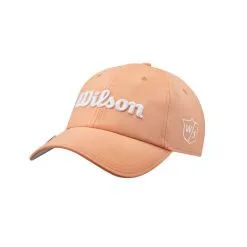 Wilson Staff Ladies Pro Tour Golf Hat -CLUBS Sales shop WGH70001P 0 WS PRO TOUR HAT Peach WH.png.cq5dam.web .1200.1200