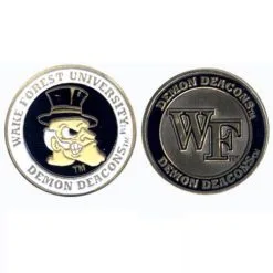 J&M NCAA Double Sided Collegiate Golf Ball Marker Coins 138 J&M NCAA Double Sided Collegiate Golf Ball Marker Coins -CLUBS Sales shop Wake Forest