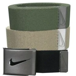 GE Wholesale Nike 3-in-1 Web Belt Packs 18 GE Wholesale Nike 3-in-1 Web Belt Packs -CLUBS Sales shop WebBelt BlackCargoKhaki