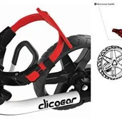 Proactive Clicgear Golf 3-Wheel Push Cart Model 4.0 -CLUBS Sales shop White 8