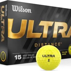 Wilson Ultra Golf Balls - 15 Pack 9 Wilson Ultra Golf Balls - 15 Pack -CLUBS Sales shop WilsonUltra 2023 Distance Yellow 0