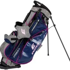 Tour Edge Exotics Xtreme 4 Stand Bags -CLUBS Sales shop Xtreme 4 Carry Bag Navy Scratch Plaid Pink