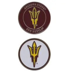 J&M NCAA Double Sided Collegiate Golf Ball Marker Coins 141 J&M NCAA Double Sided Collegiate Golf Ball Marker Coins -CLUBS Sales shop arizonastate