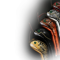 Hireko Snake 460cc Driver Headcover -CLUBS Sales shop description 2 SNAKES