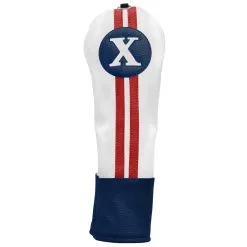 Hireko Sahara Retro Vintage #X Fairway Wood Headcovers 12 Hireko Sahara Retro Vintage #X Fairway Wood Headcovers -CLUBS Sales shop fw x hc red white blue