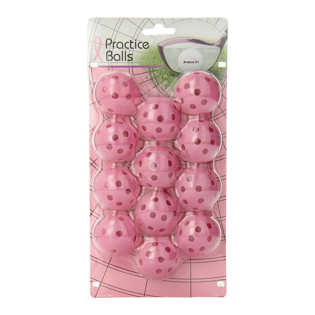 Hireko Intech Golf Practice Balls With Holes (12 Pack) 3 Hireko Intech Golf Practice Balls With Holes (12 Pack) - Image 3