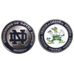 J&M NCAA Double Sided Collegiate Golf Ball Marker Coins 125 J&M NCAA Double Sided Collegiate Golf Ball Marker Coins -CLUBS Sales shop notredame