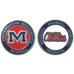 J&M NCAA Double Sided Collegiate Golf Ball Marker Coins 120 J&M NCAA Double Sided Collegiate Golf Ball Marker Coins -CLUBS Sales shop oldmiss
