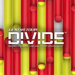 Cleveland Golf Srixon Q-Star Tour Divide Golf Balls - Dozen -CLUBS Sales shop qstardivide 6