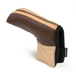 Hireko Sahara Retro Vintage Blade Putter Headcovers 12 Hireko Sahara Retro Vintage Blade Putter Headcovers -CLUBS Sales shop retro putter hc brown tan